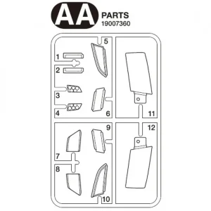 AA-Parts Clear Headlight Scania S770 Tamiya 56368 Cenová Bomba