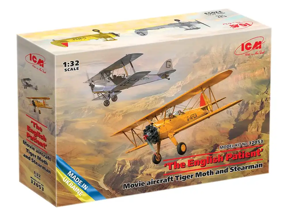 The English Patient‘ Movie aircraft Tiger Moth and Stearman 1/32 Přímo Od Výrobce