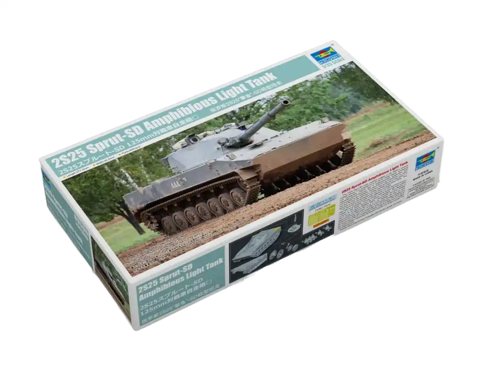2S25 Sprut-SD Amphibious Light Tank 1/35 Akce