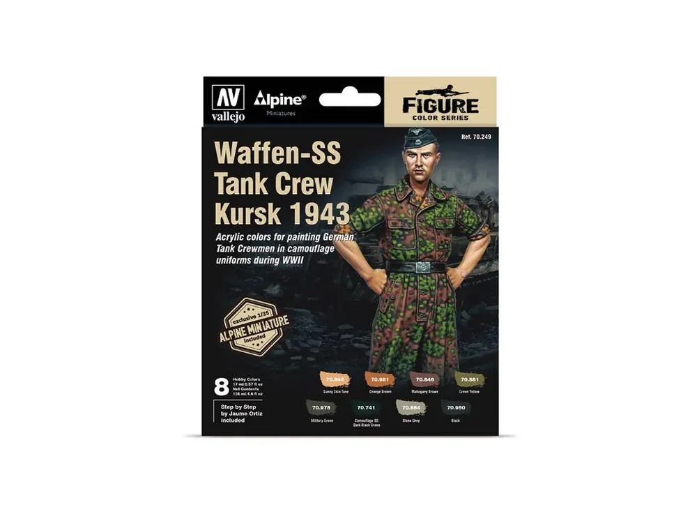 Nakupujte Hned Sada akrylových barev Vallejo Model Color - Waffen-SS Tank Crew Kursk 1943