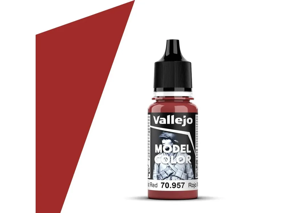 Barva Vallejo Model Color - Flat Red 17ml Ihned K Objednání
