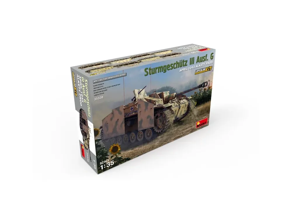 StuG. III Ausf. G April 1943 Alkett Production Interior Kit 1/35 Hit Sezóny