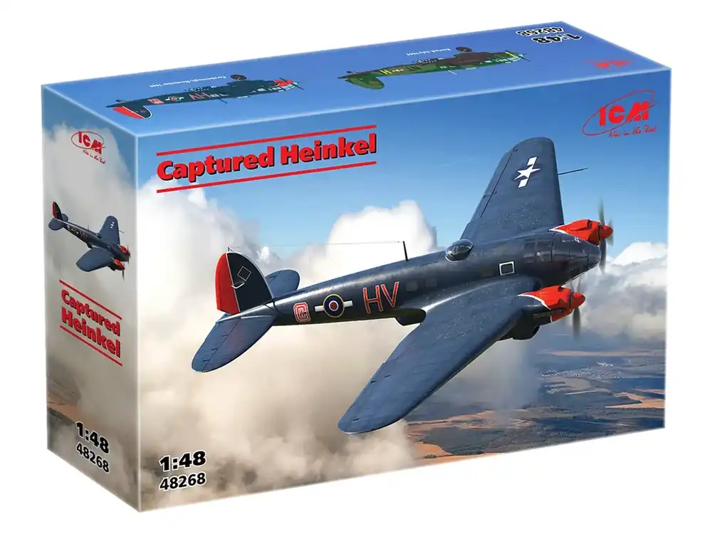 Odeslání Ihned ‘Captured Heinkel‘ 1/48