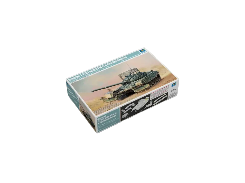 T-72B1 with KTM-6 & Grating Armour 1/35 Originální