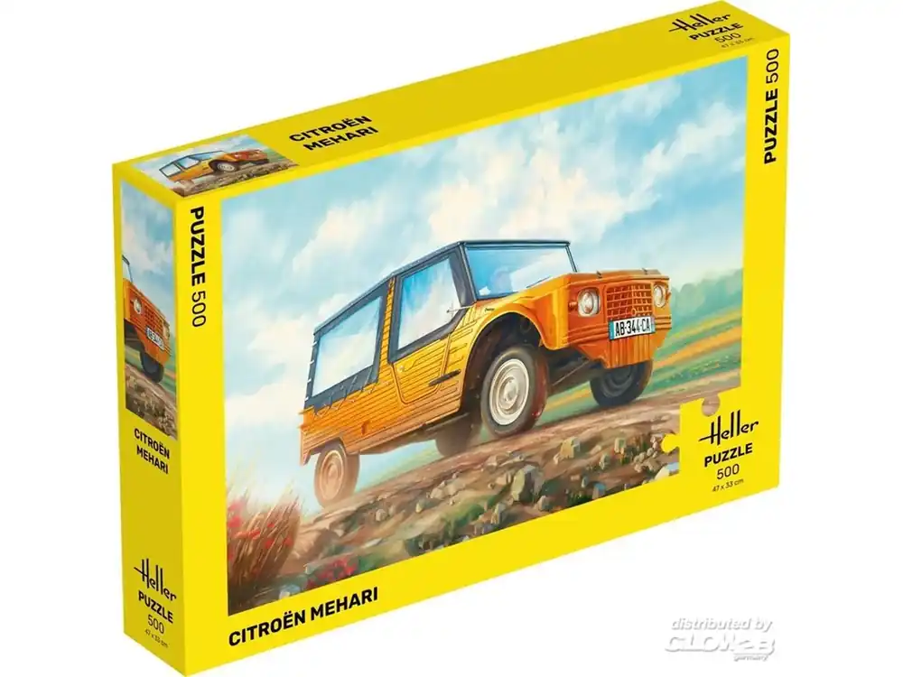 Puzzle - Citroen Mehari (500 dílků) Vysoce Kvalitní