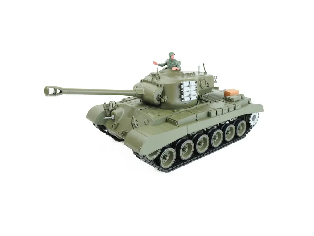 Amewi RC tank M26 Pershing zelený 1/16 RTR IR+BB Expresní Doručení