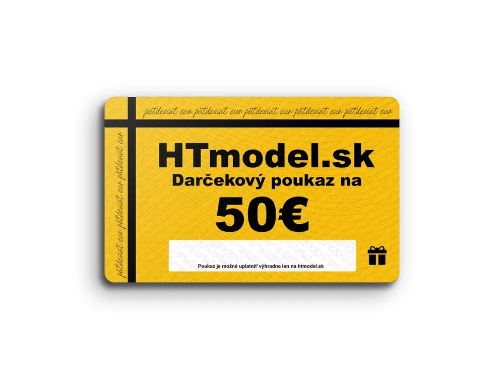 Elektronicka dárková poukázka - 50 Rychlé Dodání