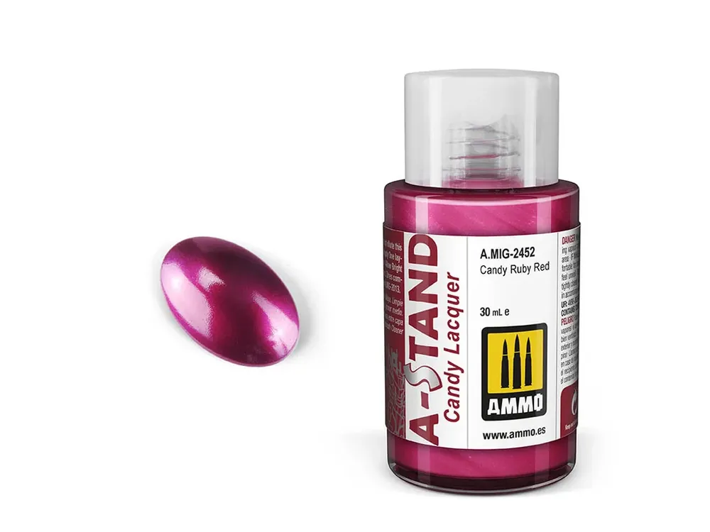 Barva MIG A-STAND Candy - Ruby Red 30ml Vysoce Kvalitní