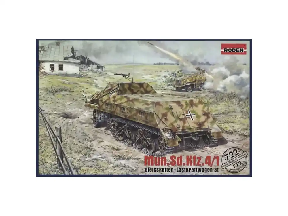 Nízká Cena Mun. Sd.Kfz. 4/1 Gleisketten-Lastkraftwagen 3t 1/72