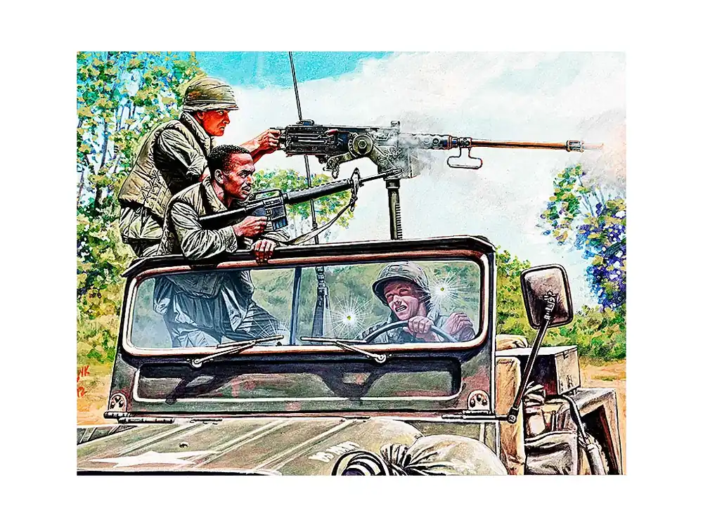 Charlie on the left!!! Vietnam war kit seriesCharl1/35 MasterBox Horká Nabídka