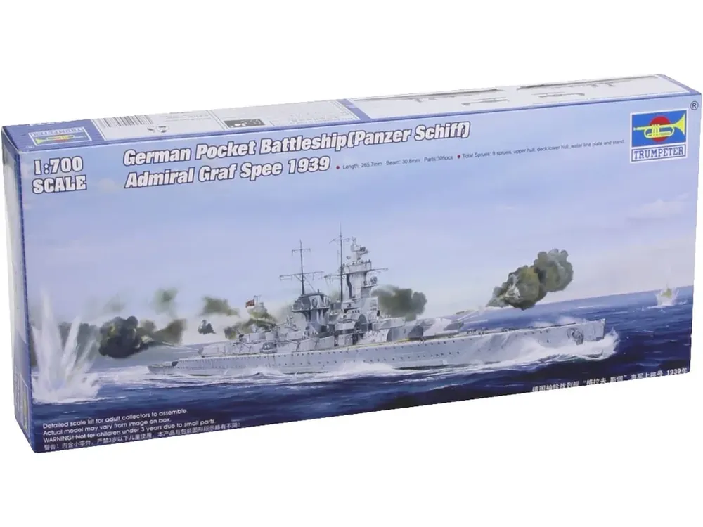Cenový Hit Battleship Admiral Graf Spee 1930 1/700