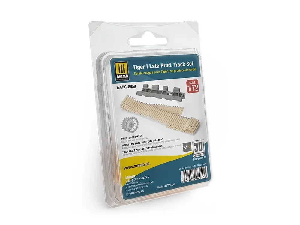 Tiger I Late Production Tracks Set 1/72 Must-Have