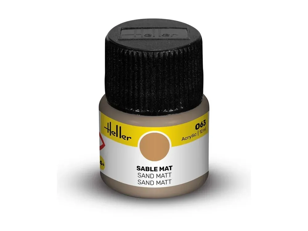 Barva Heller Acrylic - 063 Sand Matt 12ml Akční Cena