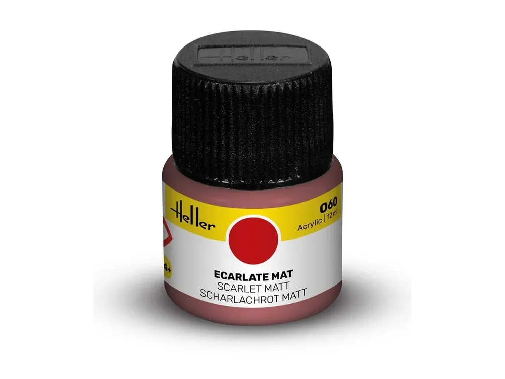 Super Cena Barva Heller Acrylic - 060 Scarlet Matt 12ml