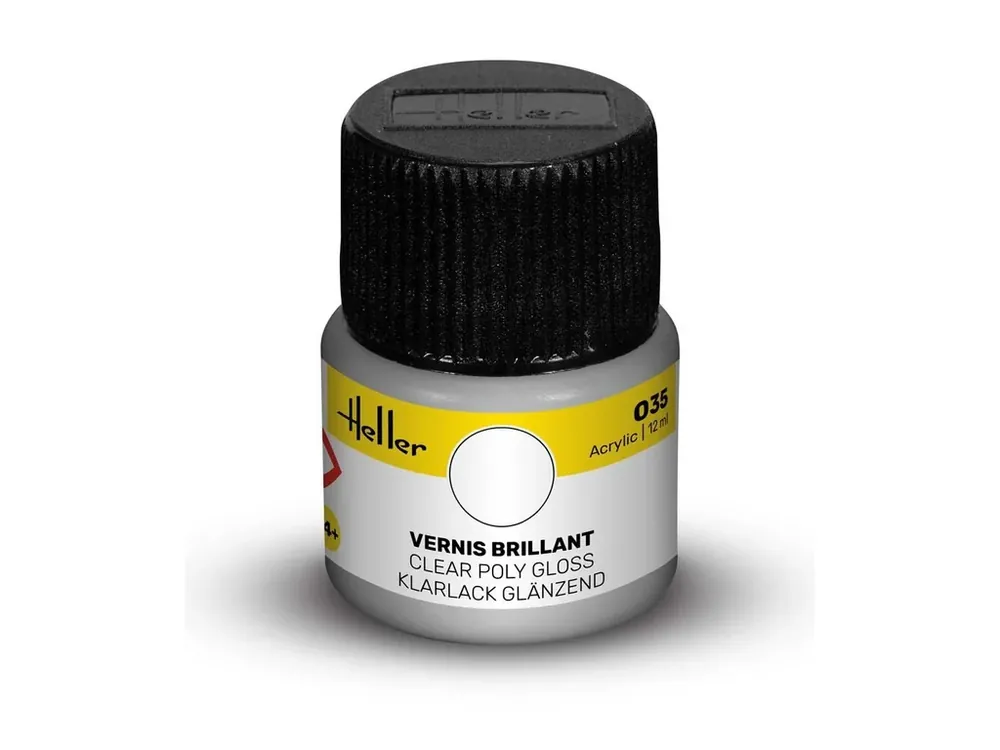 Originální Lak Heller Acrylic - 035 Clear Poly Gloss 12ml