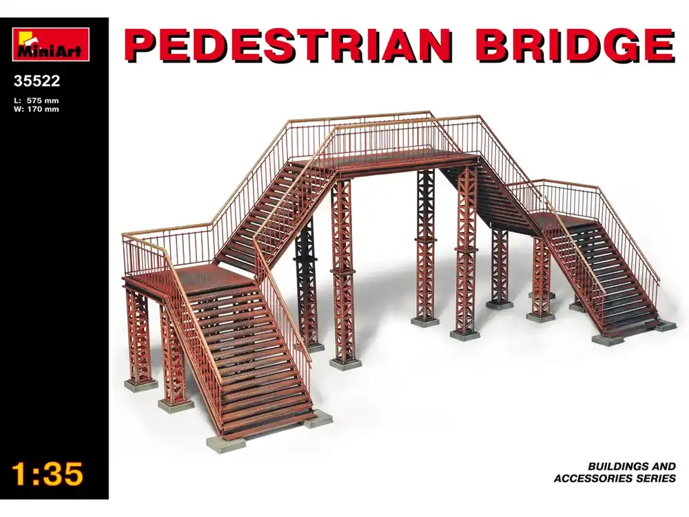 Pedestrian bridge 1/35 Akční Cena