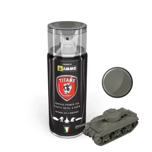 Akce Základní barva ve spreji Titans Hobby - German Field Grey Matt Primer 400ml