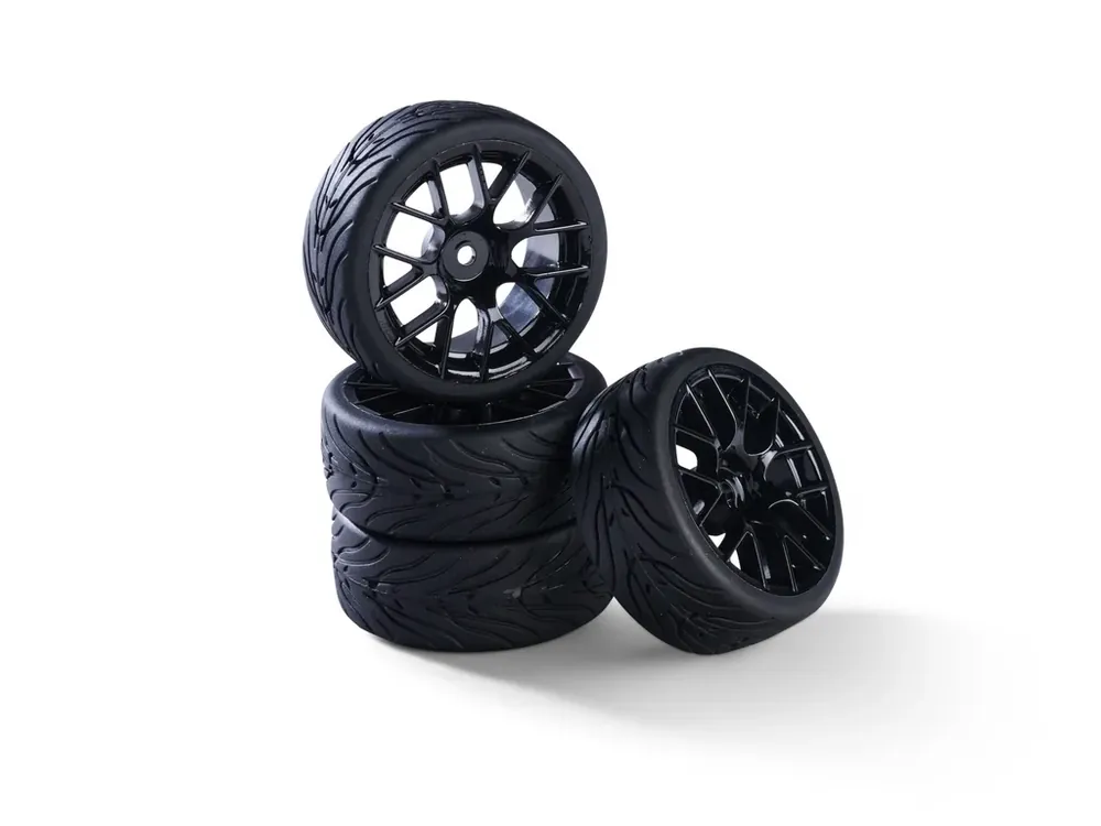 Kola Carson wheel set Y-Design2 (4) black 1/10 Top Prodej