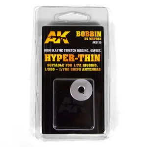 Elastic Rigging Bobbin Hyper-thin (Suitable for 1 72 / 1 350 / 1 700) Levný