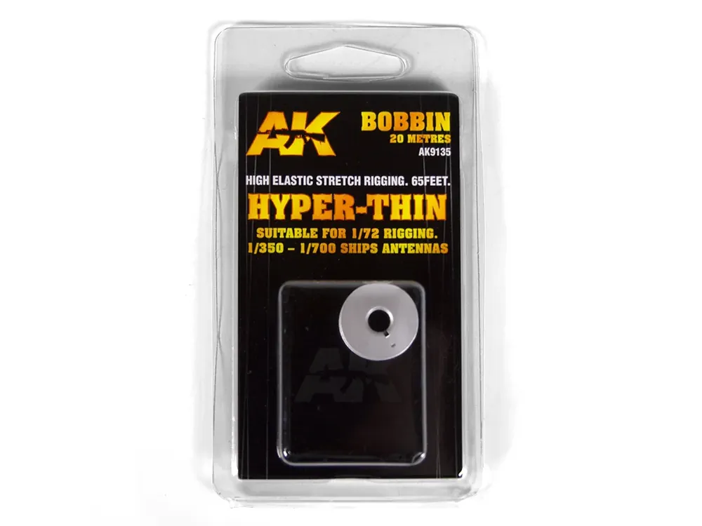 Elastic Rigging Bobbin Hyper-thin (Suitable for 1 72 / 1 350 / 1 700) Levný