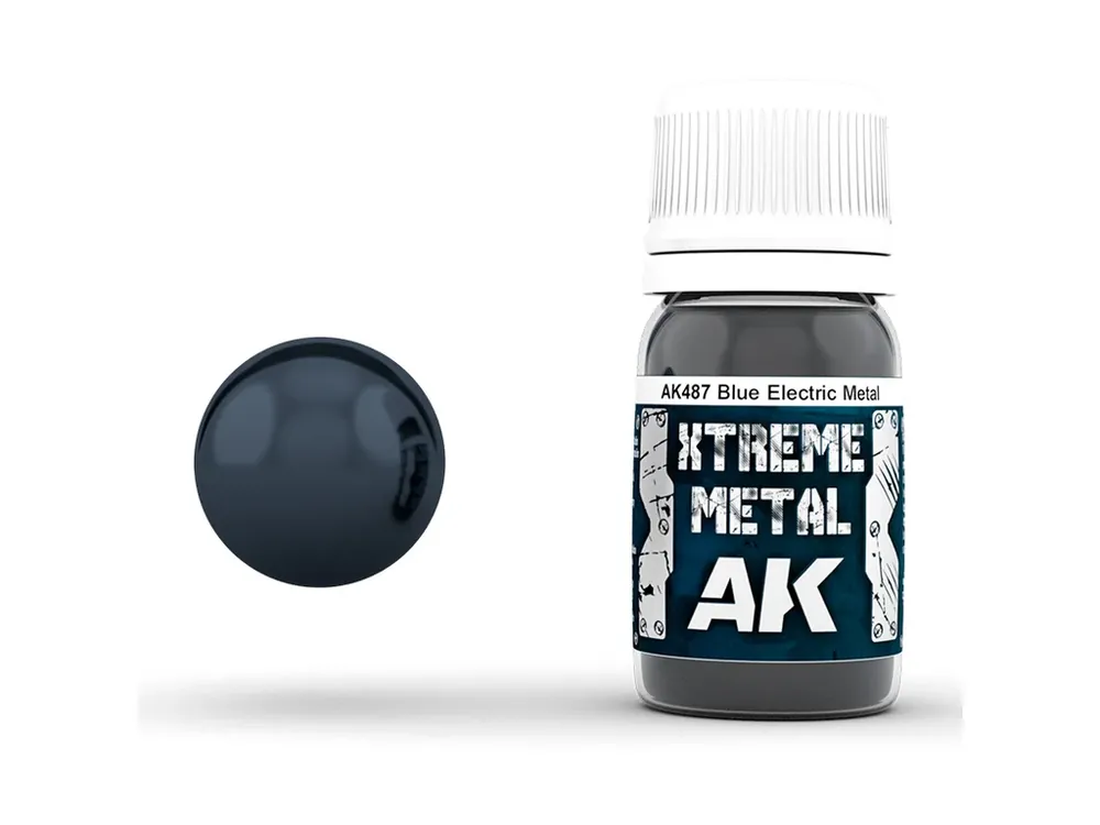 Značkový Barva AK Interactive Xtreme Metal - Metallic Blue 30ml