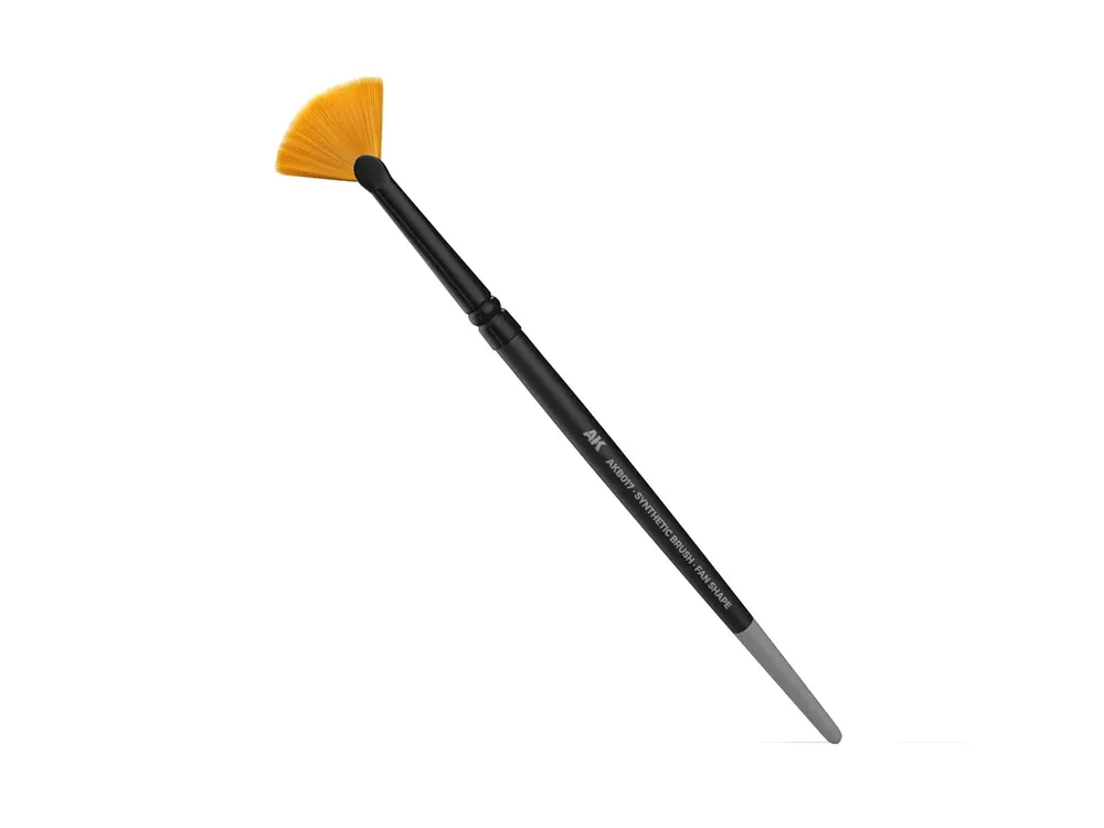 Syntetický štětec AK Interactive - Fan Shape Nová Kolekce