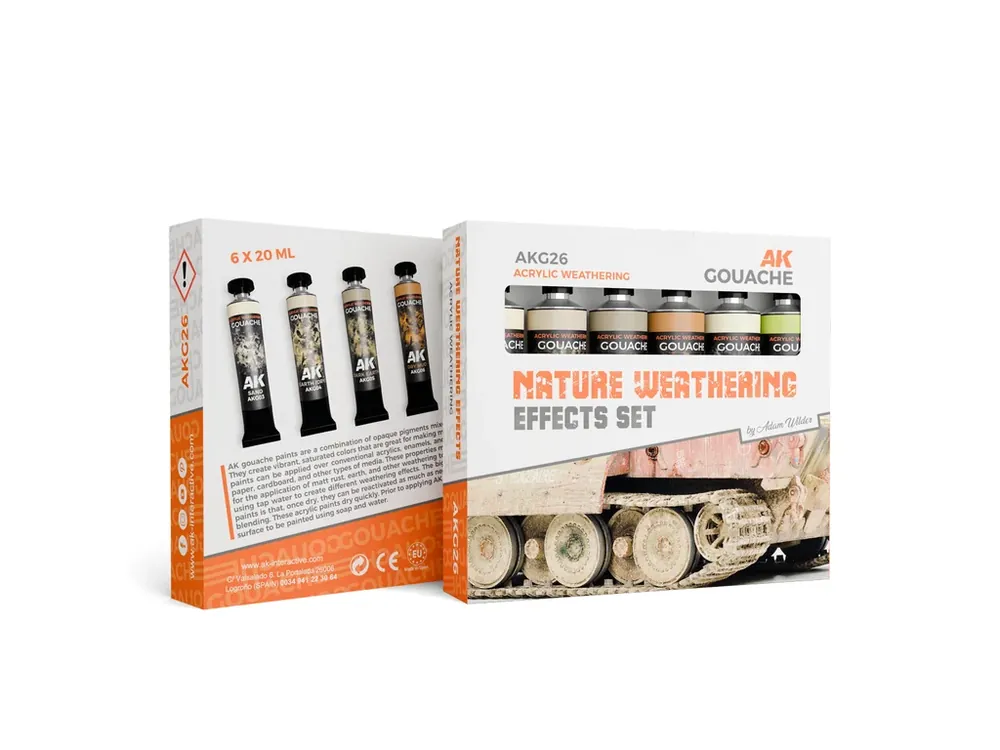 AK Gouaches - Nature Weathering Effects Set Hit Sezóny