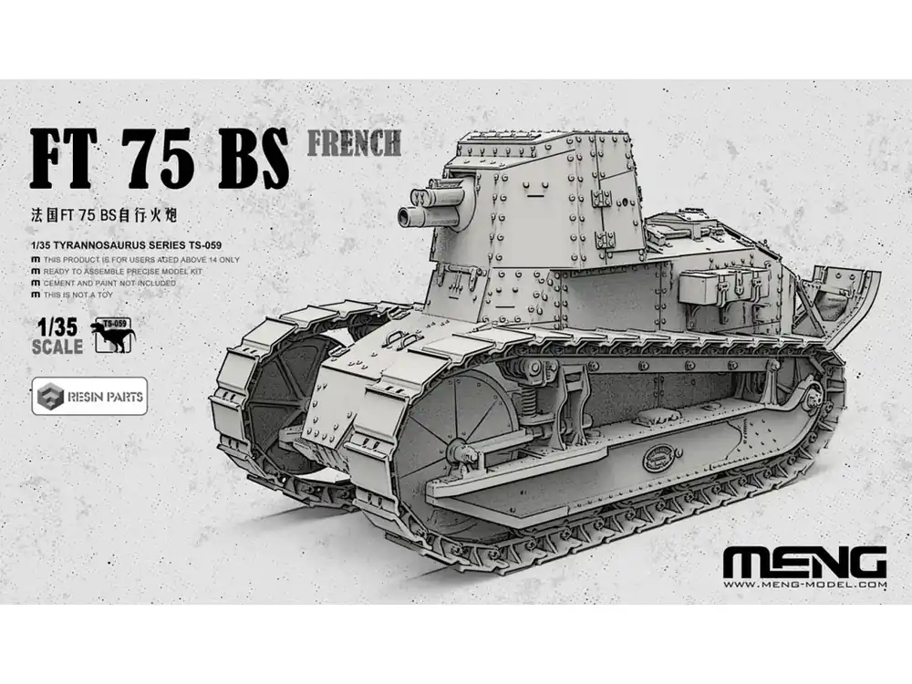 French FT 75 BS 1/35 Nová Kolekce