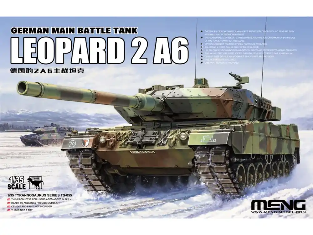 Poslední Šance German Main Battle Tank Leopard 2A6 1/35