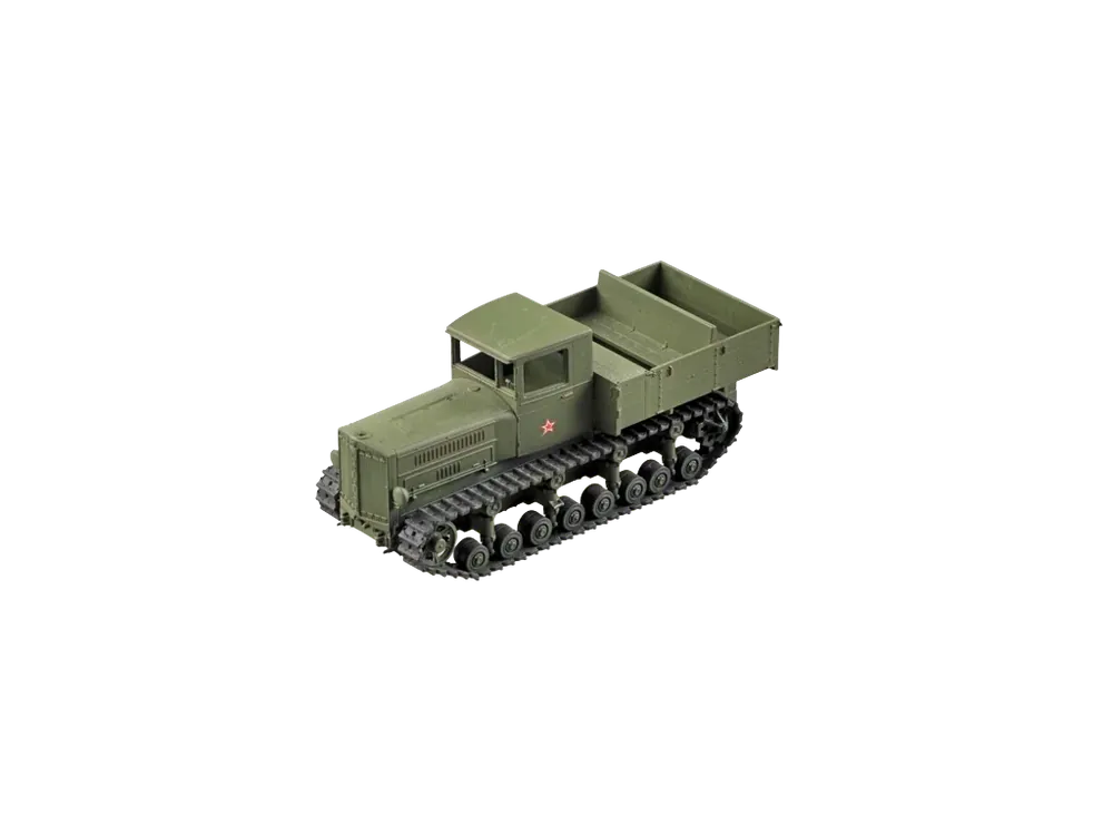Soviet Komintern Artillery Tractor 1/72 Vysoce Kvalitní