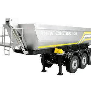AMEWI RC 3-Axle Semi-Trailer with Metal Dump Body silver 1/14 RTR Značkový