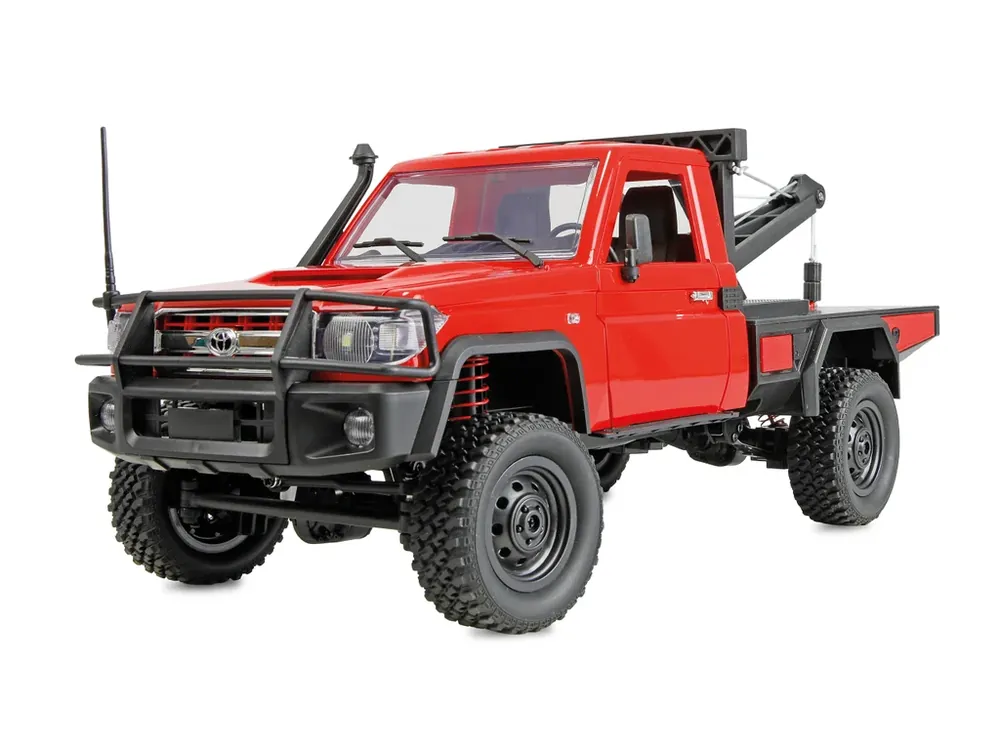 Nejprodávanější AMEWI RC Toyota Land Cruiser Crawler Tow Truck 4WD red 1/12 RTR