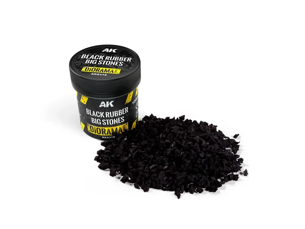 Bezpečná Platba Black Rubber Big Stones 100 ml