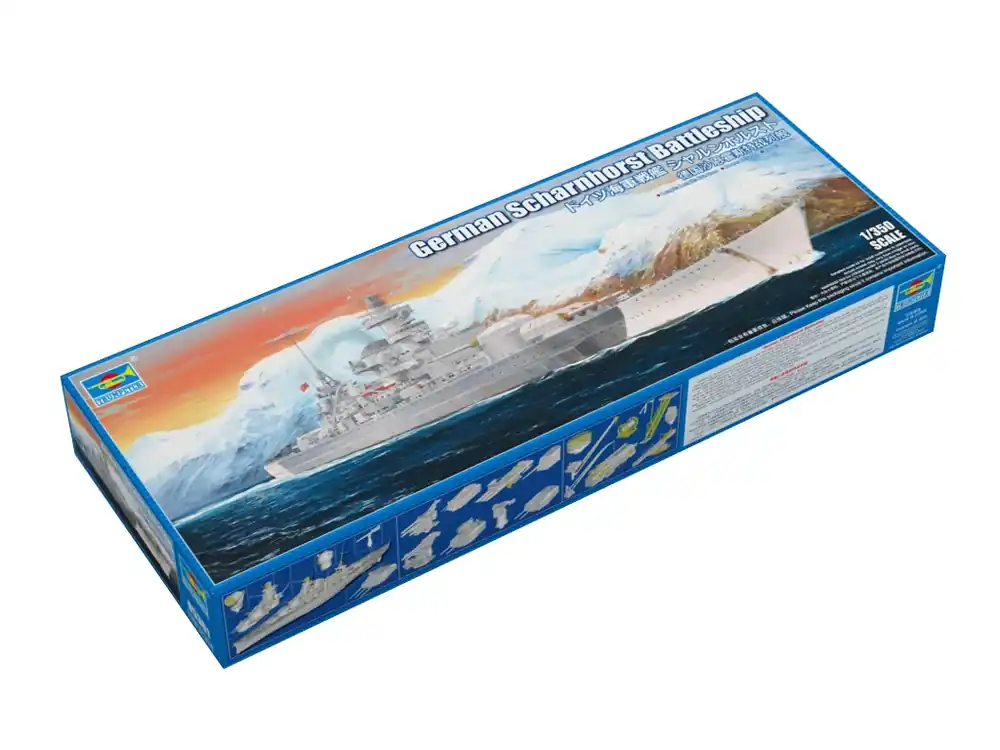 Sleva Scharnhorst German Battleship 1/350