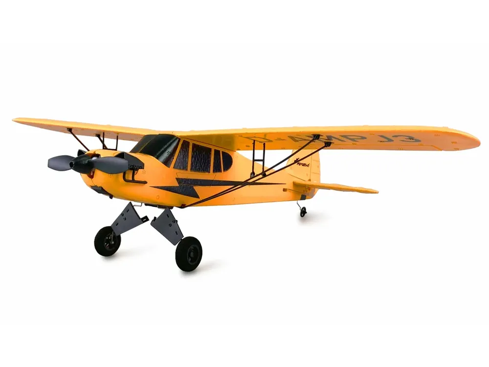 Expresní Doručení Amewi RC Piper J-3 Cup with Gyro 3-Channel yellow RTF