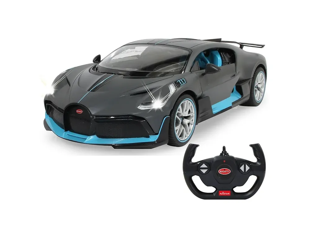 Autentický Rastar RC Bugatti Divo šedý 1/14 RTR