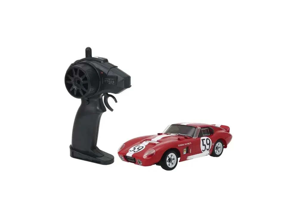 Víkendová Akce Kyosho First Mini-Z Shelby Cobra Daytona No.59 červený 1/28 RTR