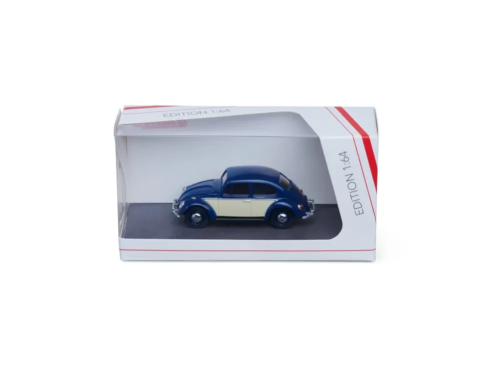 VW Beetle Dark Blue / Ivory 1/64 Aktuální