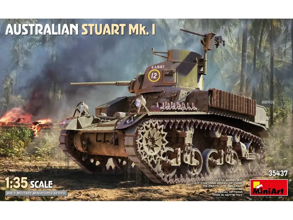 Vysoce Kvalitní Australian Stuart Mk. I 1/35