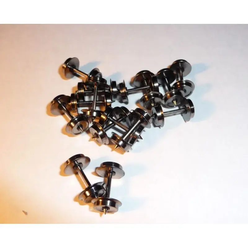 TT - Pár dvojkolí průměru 8.0 mm s okolky NEM, kovové Pouze Dnes