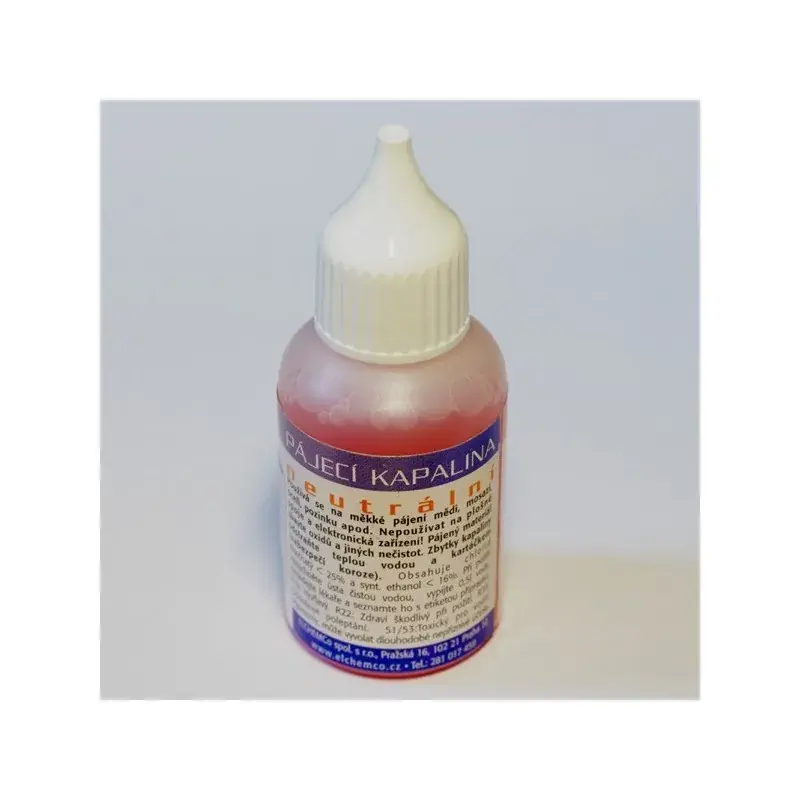 Časově Omezené Pájecí kapalina - neutrální, 30 ml