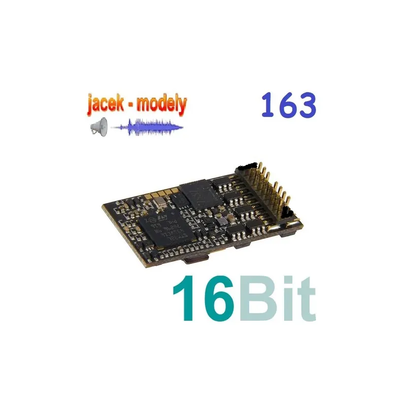 Nová Kolekce Zvukový dekodér pro 163.007 ČD, ČSD, ZSSK - H0 MTB (MS450P16/)