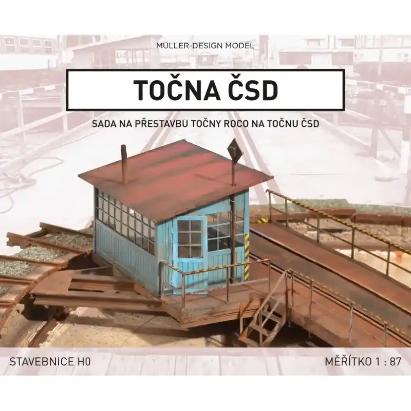 Nejlepší Cena H0 - Točna ČSD - konverzní sada (stavebnice)