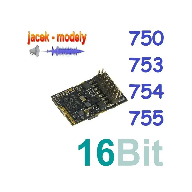 Zvukový dekodér pro T478.1001 ČSD, ČD, ZSSK - TT MTB (MS481P16/) Tovární Cena