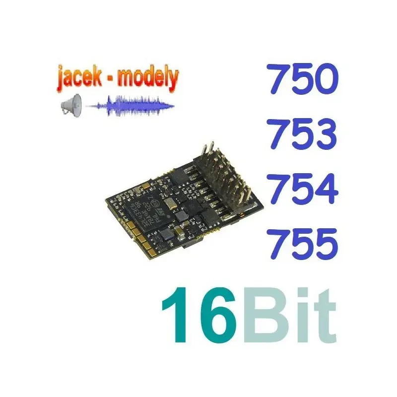 Super Cena Zvukový dekodér pro 750.258 ČD, ZSSK - TT MTB (MS480P16/)