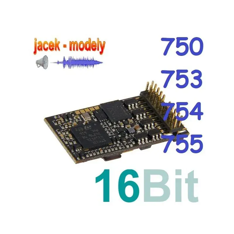 Značkový Zvukový dekodér pro 754.080 - ČSD, ČD, ZSSK / H0 - MTB - MS450P22