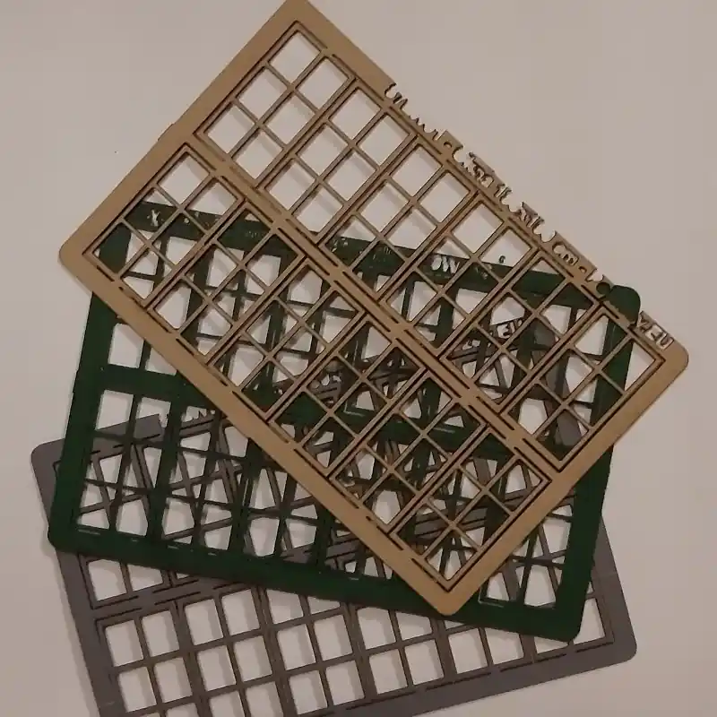 H0 - Okna 16.1 x 9.2 mm bílá (12ks) - 140 x 80 cm Super Cena