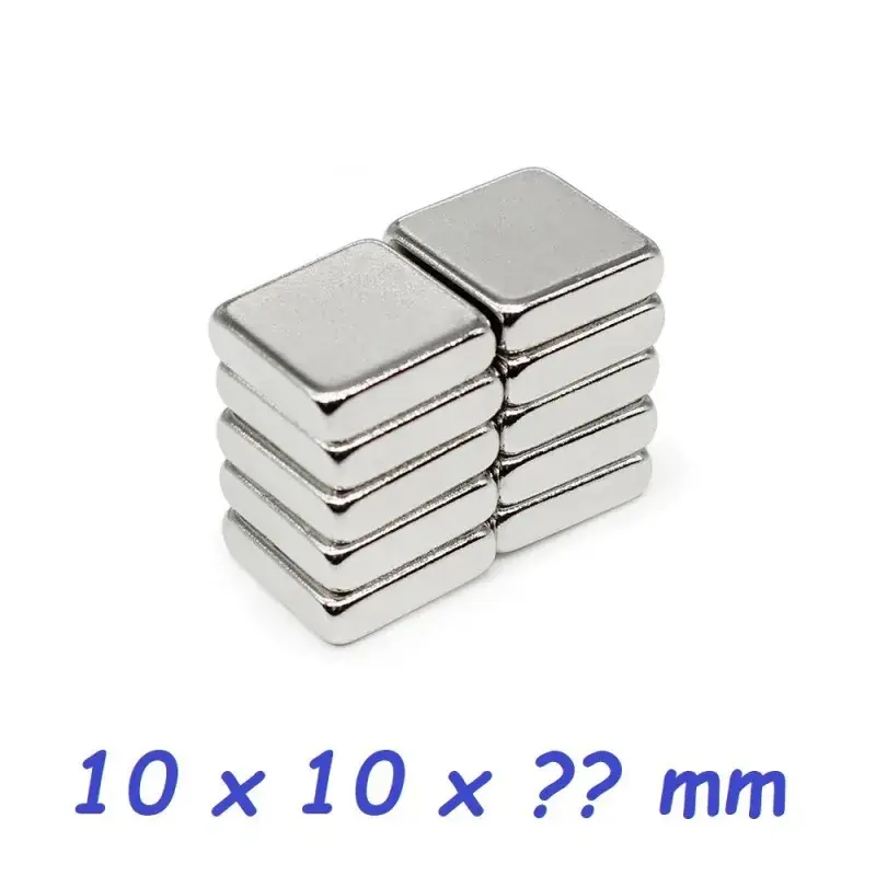 Super Cena Neodymový magnet 10 x 10 x 4 mm