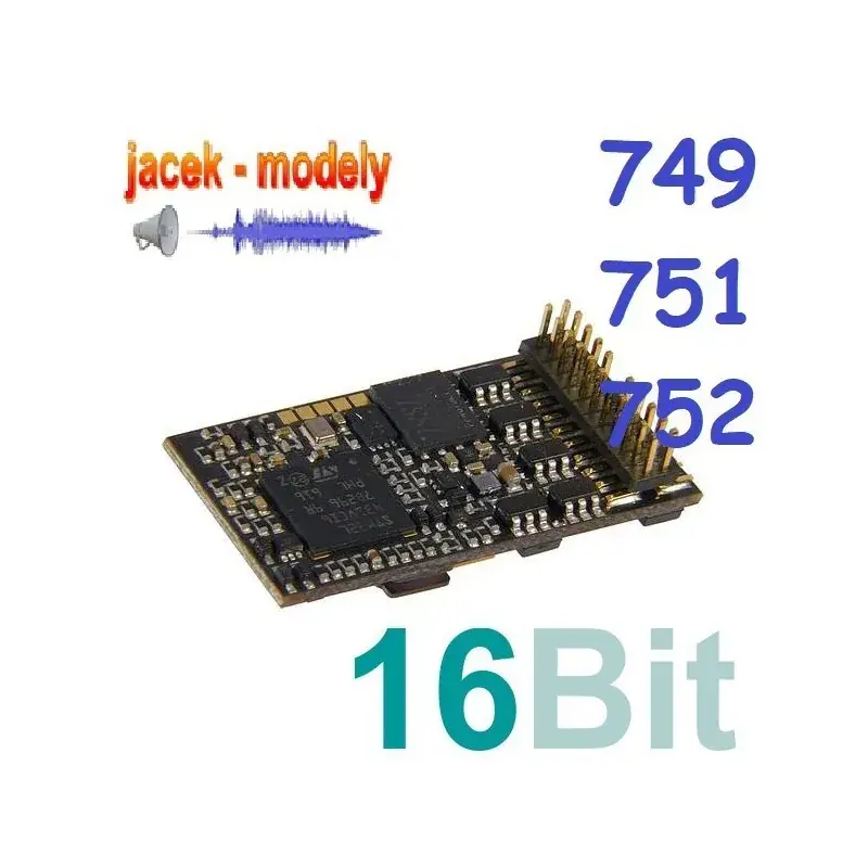 Zvukový dekodér pro T478.1001 ČSD, ČD, ZSSK - H0 Roco (MS450P22/) Akční Nabídka
