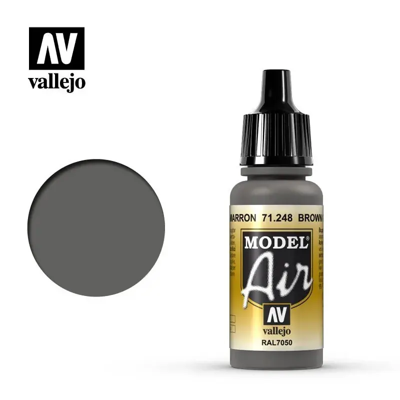 Vallejo Model Air 71248 Brown Grey (17ml) Nová Kolekce